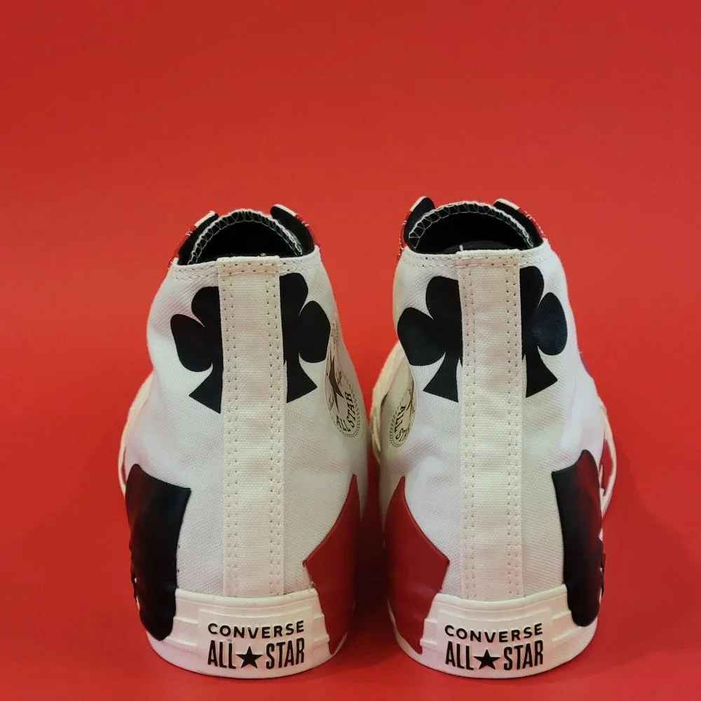 Converse CTAS Hi 'Queen of Hearts' Unisex Sneakers 165669C NWT - Picture 5 of 6